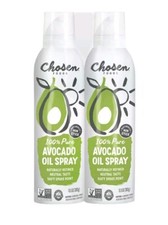Chosen Foods Avocado Oil Spray 13.5 oz Bottle 2 Pack High Heat Cooking