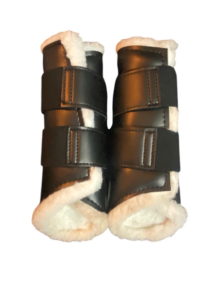 Botas Dover Saddlery Premium Sport Dressage forradas de lã cavalo tamanho grande conjunto de 2 - Imagem 2 de 4