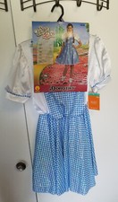 NWT RUBIE'S 889242 DOROTHY WIZARD OF OZ COSTUME WOMENS SIZE M 8-10