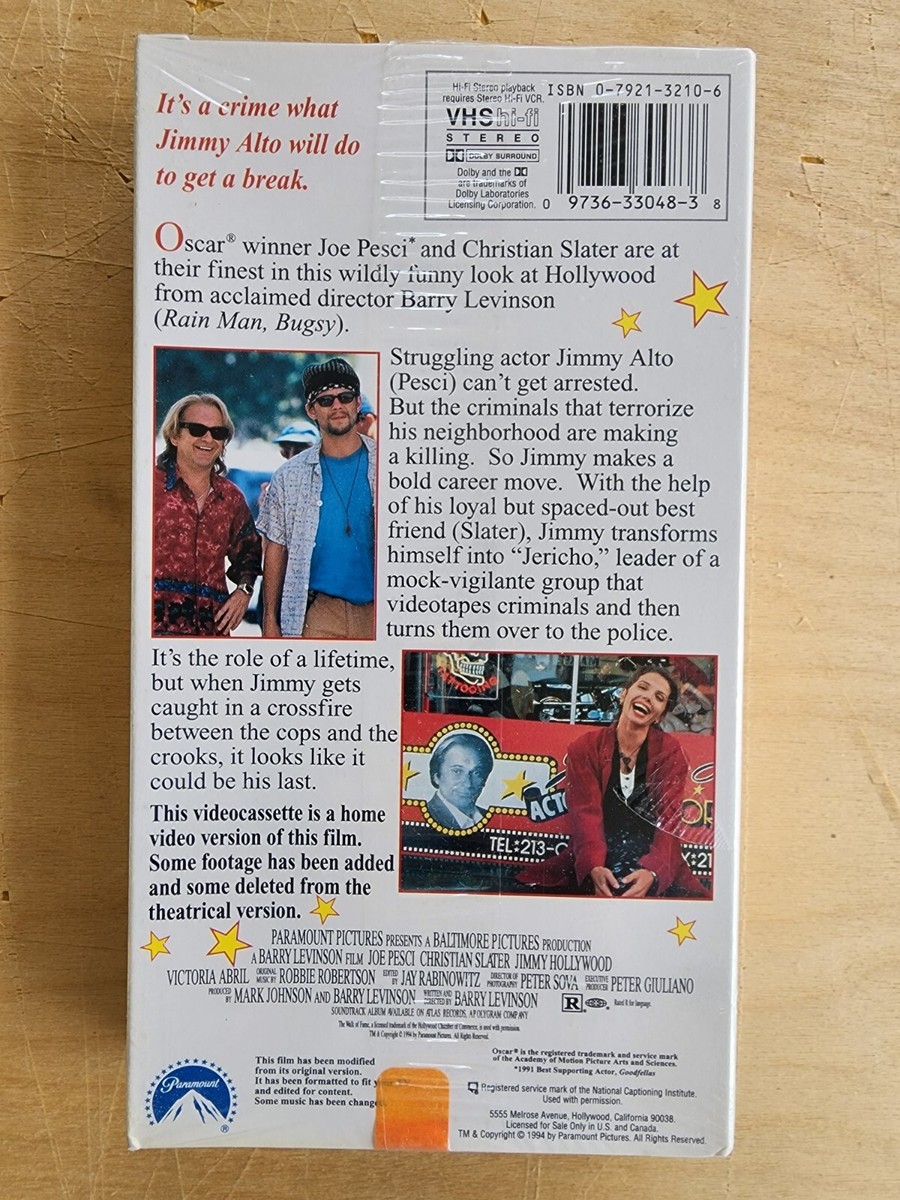 Jimmy Hollywood (VHS, 1994) for sale online | eBay