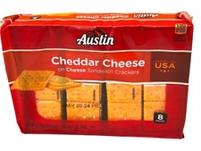 Austin Cheddar Cheese on Cheese Sandwich Crackers 11 oz