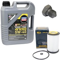 MotoröL ÖLfilter SH4088L 5W40 5 Liter + ÖLablassschraube FüR Audi Skoda VW Caddy