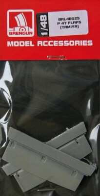 Brengun BRL48025 1/48 P-47 Republic Thunderbolt Wing FLAPS Resin for Tamiya