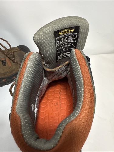 KEEN Utility Pittsburgh SOFT TOE 1009709EE Leather 8.5EE brown Boot Men FLAWED - Picture 18 of 22