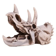 Fdit Dinosaur Triceratops Skull Model Simulated Skeleton Home Office Display ...