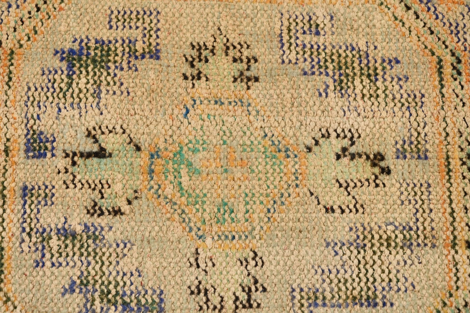 Turkish Rugs, Colorful Rugs, 3.6x10.7 ft Runner Rug, Oushak Rug, Vintage Rug