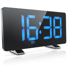 Bearware Design Radiowecker 7 Tasten 2 Weckalarme Snooze LED 15 FM Speicher