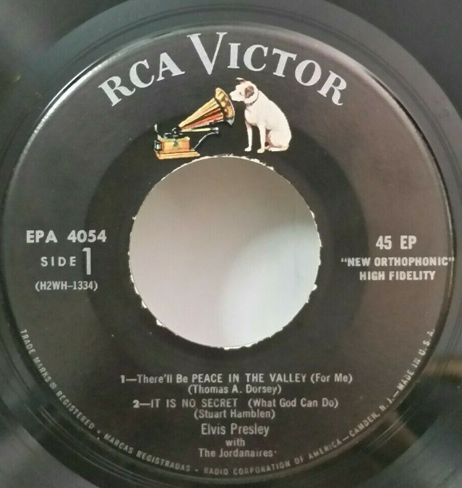 洋楽 ELVIS PRESLEY PEACE IN THE VALLEY Elvis Presley – Peace In The Valley – Vinyl (7