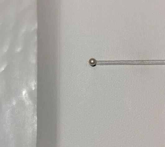 Bola de recubrimiento de perlas con perno de nariz de acero quirúrgico 316L - Elige Foto 2 de 2