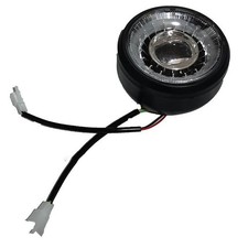 LED folding headlight for 20 72VDC electric vehicles with easy installation