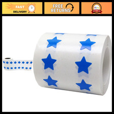 Blue Star Shape Adhesive Stickers 0.50 Inch - 1,000 Labels for Crafts Decor