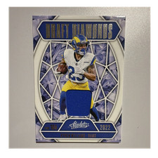 Panini 2022 Absolute Football Draft Diamonds Jerseys Kyren Williams DDJ-KWI