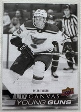 2022-23 Upper Deck Tyler Tucker Young Guns Canvas Black #C371 UD Extended Series