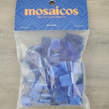 Mosaicos Pre Cut Glass 8.5oz / 241g Shades Of Blue