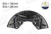 Spritzblech Bremsscheibe NEW Mobility Parts AIC 57605 FüR VW Golf 2 19E 1G1 1G2