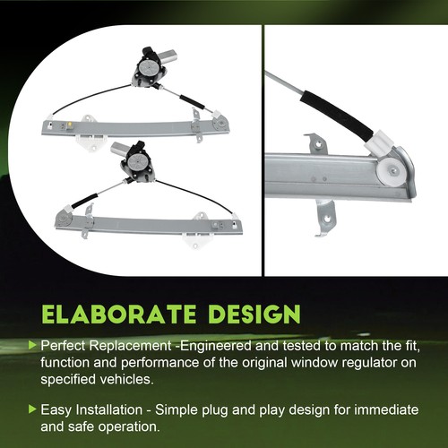 For 2010-2014 Subaru Outback Window Regulator Power w/Motor Pair Rear Left Right - Picture 4 of 24