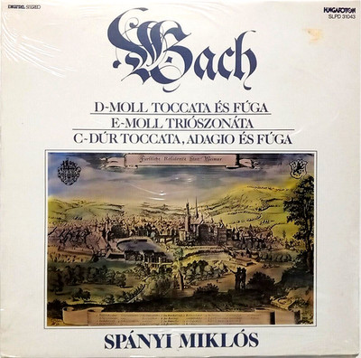Bach - Spányi Miklós - D-Moll Toccata És Fúga - 1989 lp SEALED - Classical