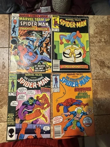 Spider-Man Marvel  Lot of 14 Comics. Amazing #340,367. Spectacular #191,198,201