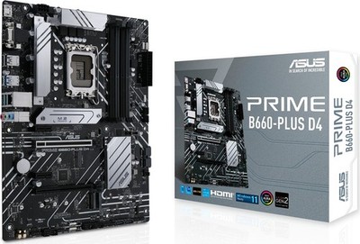 ASUS Prime B660-Plus D4 Intel Sockel 1700 Mainboard Intel B660 USB 3.2 M.2 DDR4