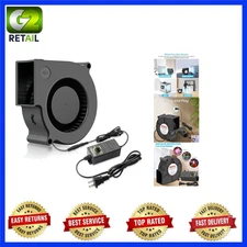 75mm Blower Fan with Dual Ball Bearings - Adjustable Speed for Cool Efficiency