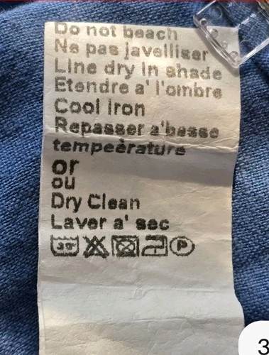 TERZO MILLENNIO Damen Gr. L grün Leinen knielang Kleid Kragen Pullon 3/4 Arm Italy - Bild 9 von 9