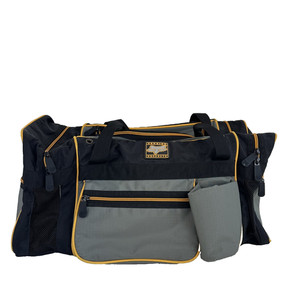 Fox Racing Gear Bag Moto Motocross Duffle Black Yellow Handle Travel Luggage