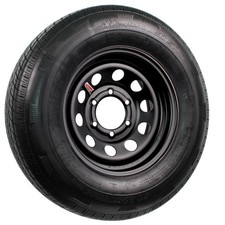 Ecustomrim Radial Trailer Tire And Rim St22575r15 Lrd 6 Lug Black Modular Wheel Ecustomrim Radial Trailer Tire And Rim St22575r15 Lrd 6 Lug Black Modular Wheel