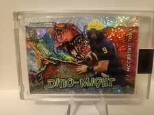 2023 Wild Card JJ Mccarthy Dino-Might RC /50