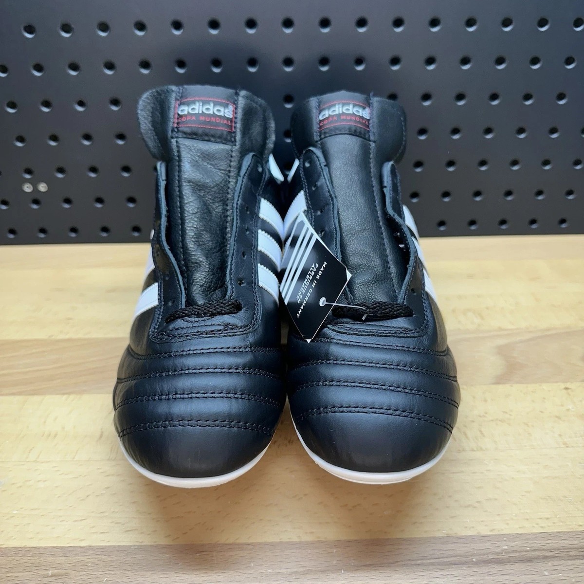 Adidas Copa Mundial Soccer Cleats Mens 9.5 Leather Black Made In Germany 015110 Adidas Copa Mundial FG 015110 Leather Elit Black boots  main image 3