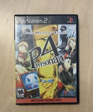Shin Megami Tensei: Persona 4  (Sony PS2, 2008) CIB Includes Bonus Disc