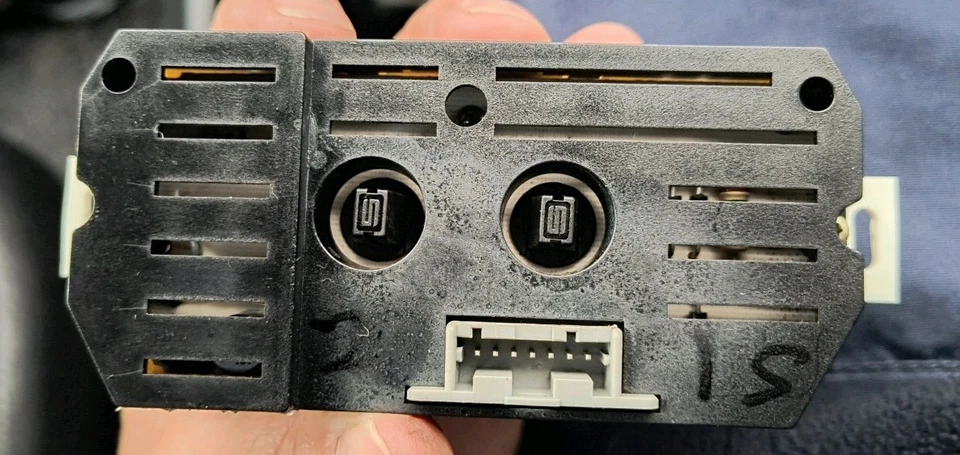 Peugeot 306 LCD Clock Time Outdoor Temperature Display Gauge 9627268780 - image 4 of 4