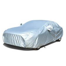 Car Cover Waterproof All Weather, 3XXL: Fit 191-200 inches Sedan Silver
