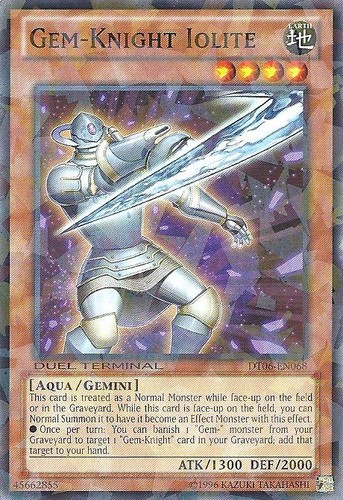 1 x Gem-Knight Iolite - DT06-EN068 - Common - Duel Terminal Near Mint, English - Picture 1 of 1