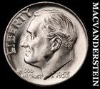 1955 Silver Roosevelt Dime - Choice Gem Brilliant Uncirculated  Lustrous  #K4158