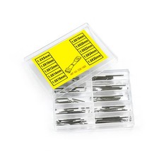 100Pcs Watch Band Clasp Buckle 8-26mm Tube Friction Pin Spring Bar Repair Tool