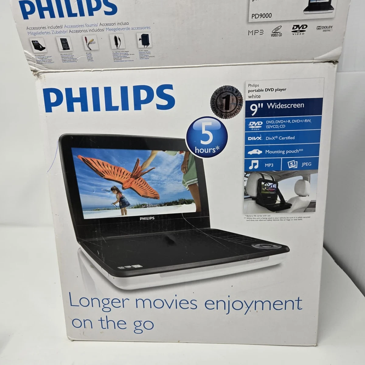 Philips DVD + RW DVD & Blu-ray Players 8.0-10.9 in Screen for sale