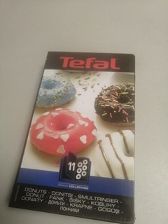 Tefal Snack Collection Set – 2 Donut Platten 1 Rezeptbuch XA801112
