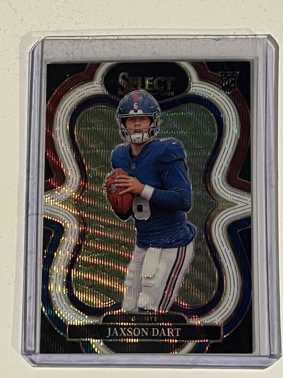 2025 Panini Select - Suite Level Jaxson Dart #393 Tri-Color Prizm /199 (RC)