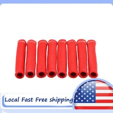 Spark Plug Cover For Ls1 8 Pack R 6 Inch Red Protector Sleeve Heat Protector Spark Plug Cover For Ls1 8 Pack R 6 Inch Red Protector Sleeve Heat Protector
