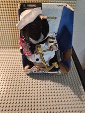 Dancing Singing Navy Hamster Sailor Seymore by Gemmy Sings Anchors Away 2003