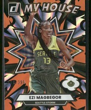 2025 Donruss WNBA #9 Ezi Magbegor My House Orange Laser #186/399