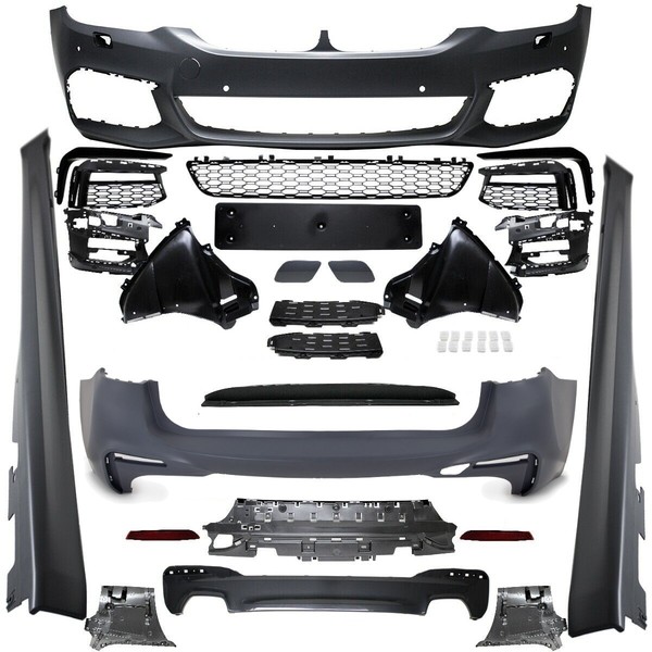 Sport Bodykit StoßStange Vorne Seite Hinten Passt FüR BMW G31 Auch M-Paket +Abe-image