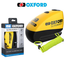 Oxford Screamer 7 Motorrad Scheibenschloss Alarm 7mm Motorrad Roller mit DLR
