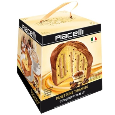 #ad PIACELLI Authentic Italian Panettone Filled with Rich Tiramisu Cream 750 g $14.99
