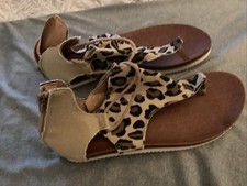 leopard print sandals