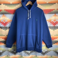 Polo Ralph Lauren Pony Blue Pullover Hoodie Sweatshirt  Size Mens 2XB