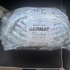Bernat Blanket Extra Thick Yarn Frosting Silver Lining  21oz/600g 65 Yards Yarn