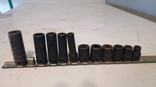 Large Lot Of Snap-on Impact Socket Metric Standard Deep 38 Drive Lot Of 11