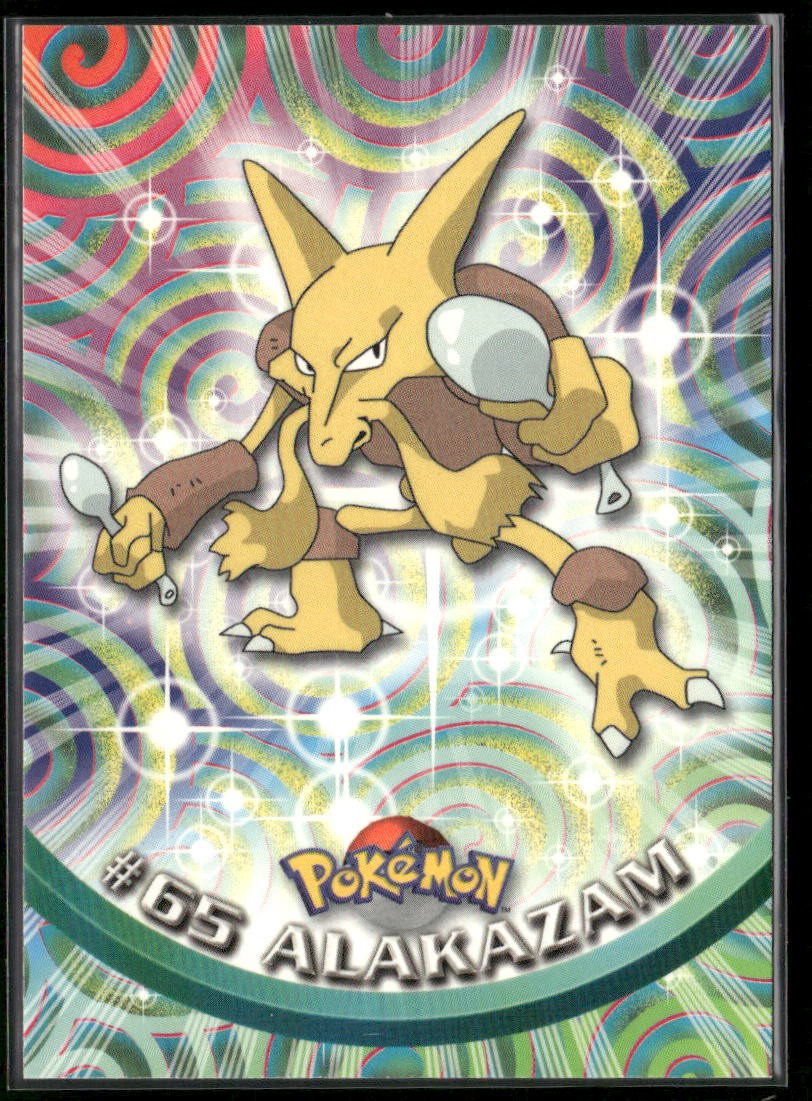 1999 Topps Pokemon TV Animation Edition Series 1 #65 Alakazam