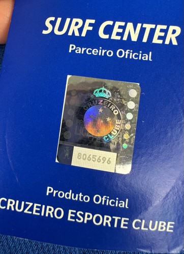 Cruzeiro Fox Blue Polo Shirt Large Brazil Futball Raposa New W Tags Surf Center - Picture 6 of 14